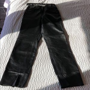 Leather pants size 30